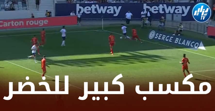الــلاعب تحت أنظار الكوتش بلماضي….بالــفيديو : إليكم ماقدمه الـجزائري ” فارس شعيبي” في مباراة أنجي و تولوز