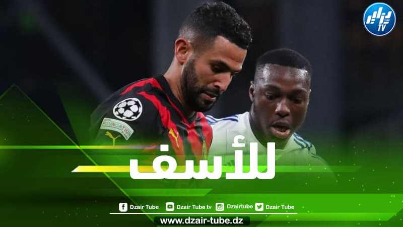 أهدر ركلة جزاء وتسبب في إلغاء هدف…ليلة سوداء لمحرز بدوري الأبطال