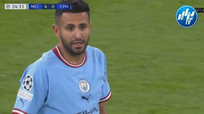 تنقيط محرز بعد مستواه في مباراة مانشستر سيتي و كوبنهاغن