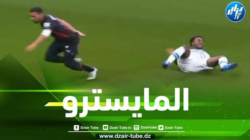 بالفيديو….شاهد ماذا فعل بن ناصر مع ستيرلينغ عندما أراد مراوغته