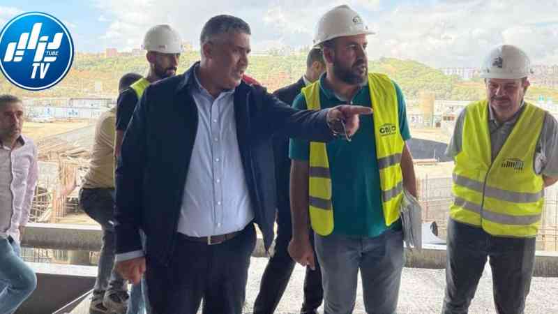 وزير السكن و العمران محمد طارق بلعريبي يواصل خرجاته التفقدية للمنشآت الرياضية
