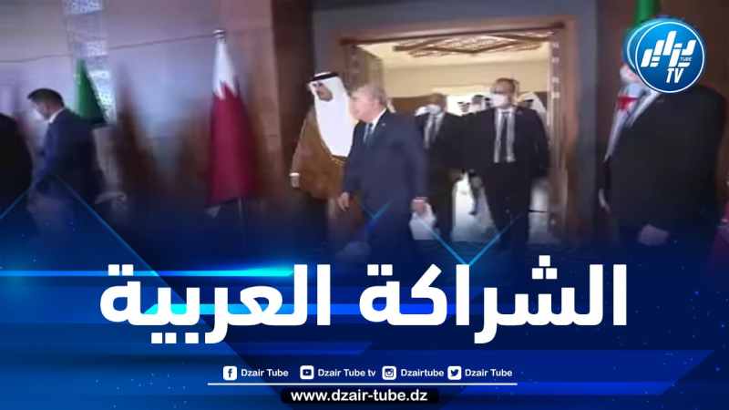 شااهد.. الشراكة العربية.. رئيس الجمهورية الجزائرية  وأمير دولة قطر يشرفان على إطلاق مشروع بناء المستشفى الجزائري القطري الألماني ومشروع توسعة مركب الحديد والصلب..
