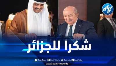 أمير قطر يهنئ الرئيس تبون على نجاح القمة العربية