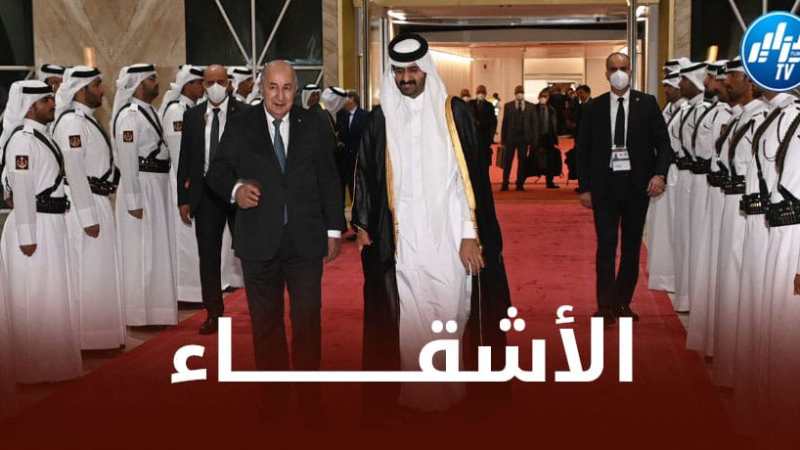 الرئيـــــــس تبون يحّل بقطر لحــــــضور حفل افتتاح المونديال