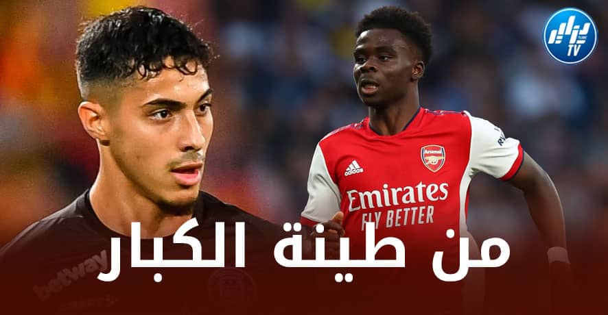 بالــصورة…فارس شعيبي بــرفقة الإنجليزي ”ساكا” في تشكيلة أفضل اللاعبين الشباب في الملاعب الأوروبية !
