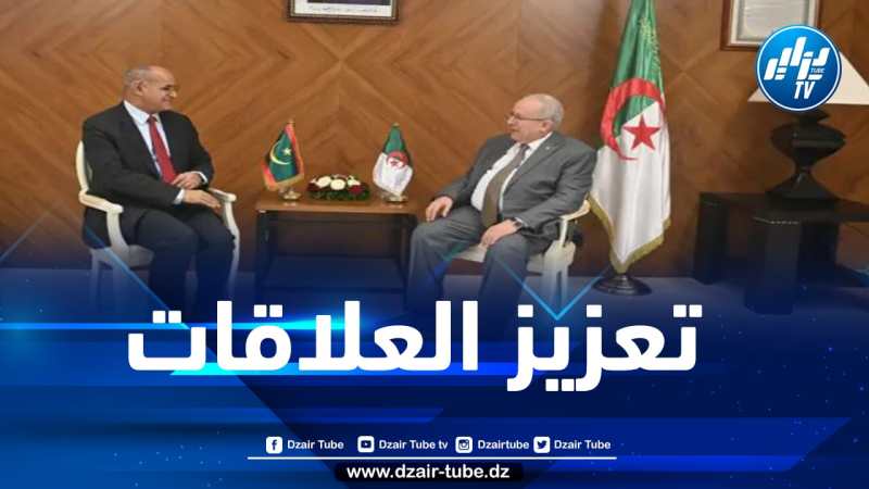لعمامرة يستقبل وزير النقل الموريتاني