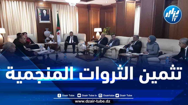 وزير الطاقة يستقبل أساتذة باحثين في المجال المنجمي