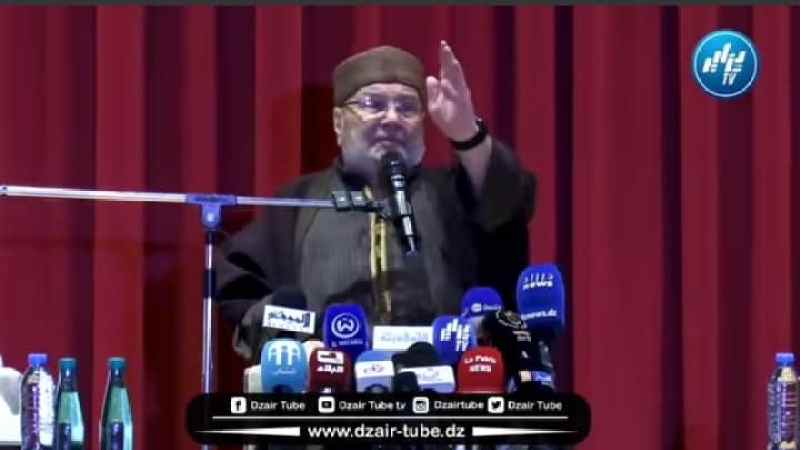 شااهد… فيديو رائع لمحاضرة الشيخ العلامة محمد راتب النابلسي بوهران وسط حضور جمع غفير من محبيه