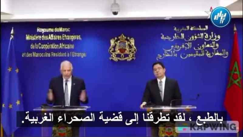 شاهد الفضيحة الكبرى .. هكذا أحرج جوزيب بوريل مفوض السياسة الخارجية في الاتحاد الأوروبي وزير الخارجية…