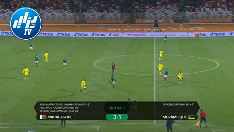 شان 2022: مدغشقر تفوز على الموزمبيق و تلاقي السنغال في نصف النهائي