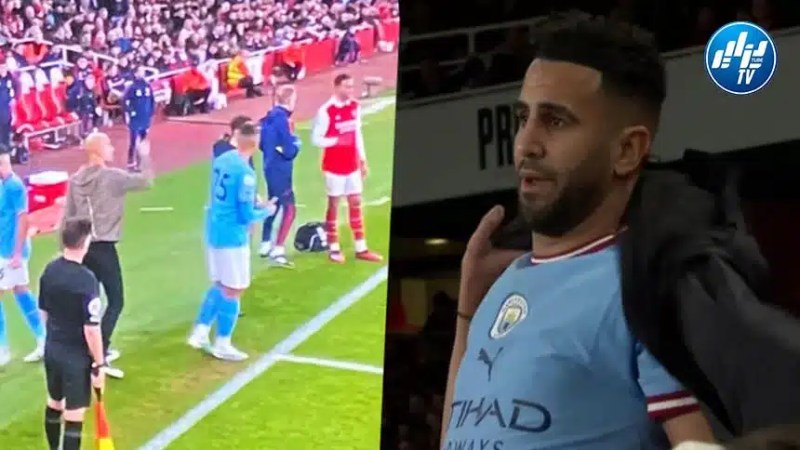 غريليش يكشف عن حواره مع محرز بعد إستبداله