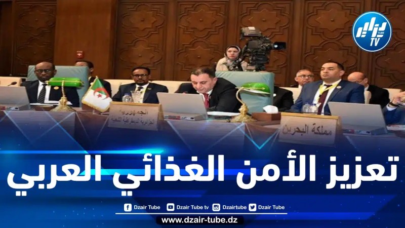 قوجيل: الأمن الغذائي يتطلب تعزيز العمل العربي المشترك