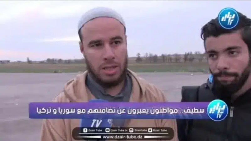 شااهد..بتأثر كبير و تضامن لا مثيل له …مواطنو ولاية سطيف ” كلنا مع إخواننا في سوريا و تركيا “..