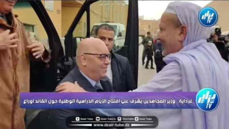 شاهد..وزير المجاهدين يشرف على افتتاح الأيام الدراسية الوطنية حول القائد اوراغ بولاية غرداية