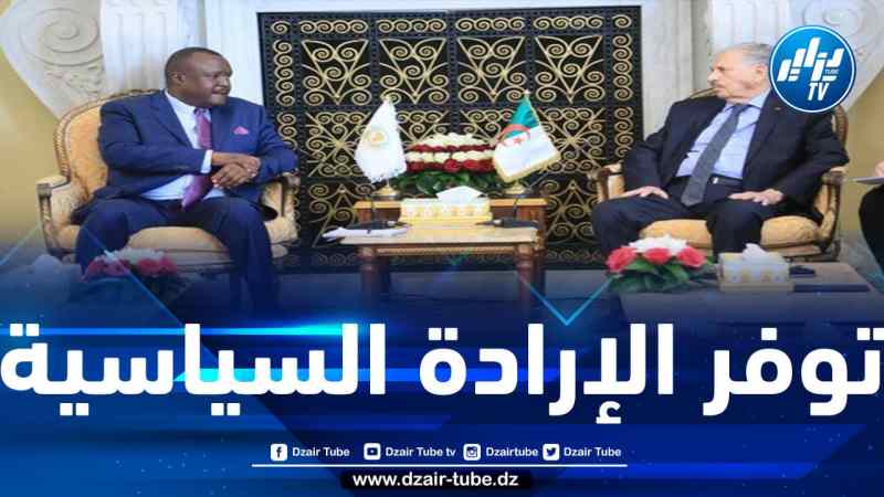 قوجيل يستقبل رئيس البرلمان الإفريقي