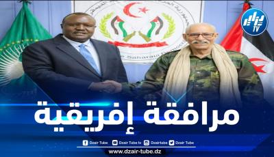 الرئيس الصحراوي يستقبل رئيس البرلماني الإفريقي