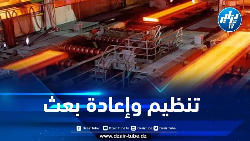 إنشاء لجنة وطنية استراتيجية لفرع الحديد والصلب والصناعات المعدنية