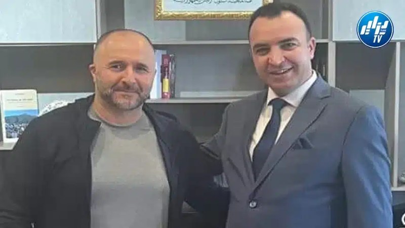 المدير العام لموبيليس شوقي بوخزاني يستقبل جمال بلماضي
