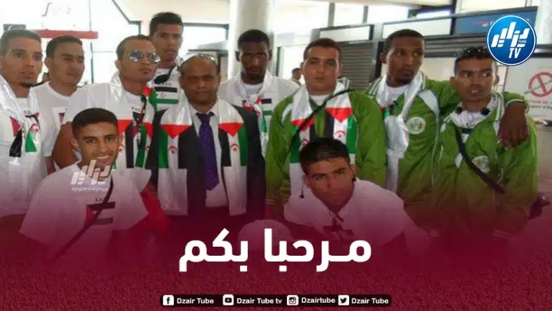 مباراة ودية بين منتخب الصحراء الغربية و مولودية الجزائر في ملعب نيلسون مانديلا