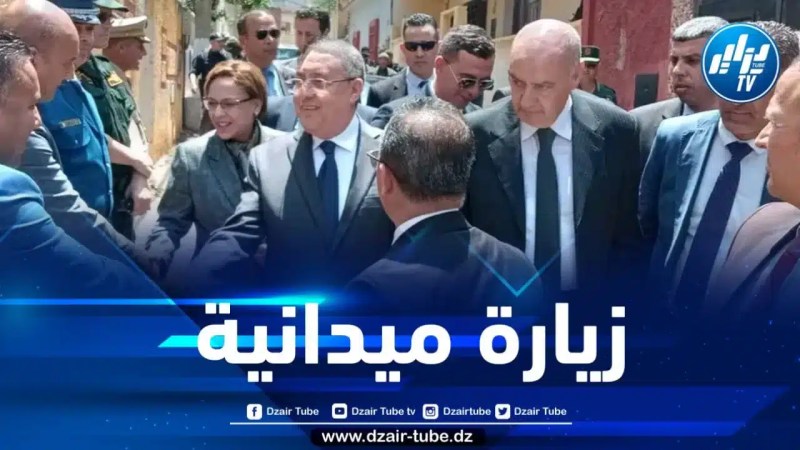 وفد وزاري يحل بولايتي تيبازة وقالمة لتقديم تعازي رئيس الجمهورية ومعاينة الأضرار