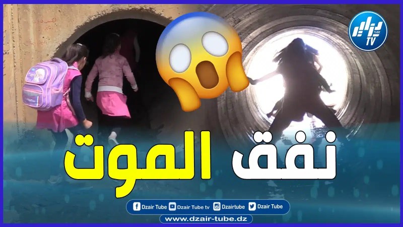 بالفيديو: بحي بن تونس بمفتاح ولاية البليدة.. أطفال في عمر الزهور يقطعون نفق الموت من أجل الدراسة