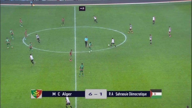 مولودية الجزائر يفوز وديا على منتخب الصحراء الغربية