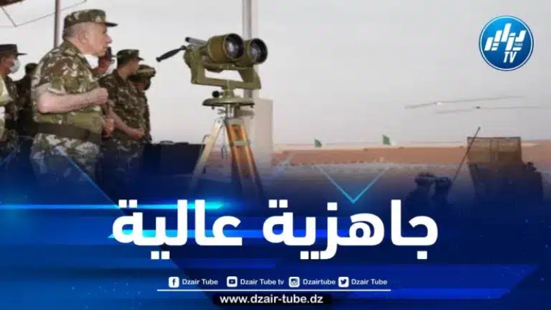 الفريق أول شنقريحة يشرف على تمرين تكتيكي ليلي “الإصرار  2023” بالناحية العسكرية الثانية