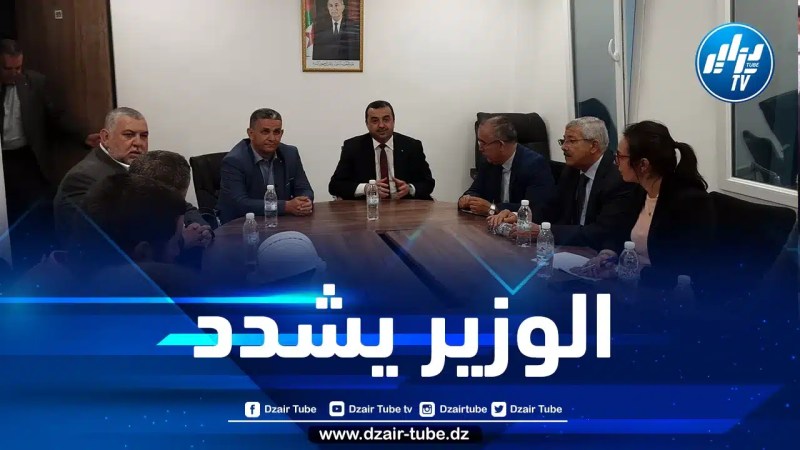 عرقاب يشدّد على ضرورة تسريع وتيرة إنجاز محطة تحلية مياه البحر بقورصو