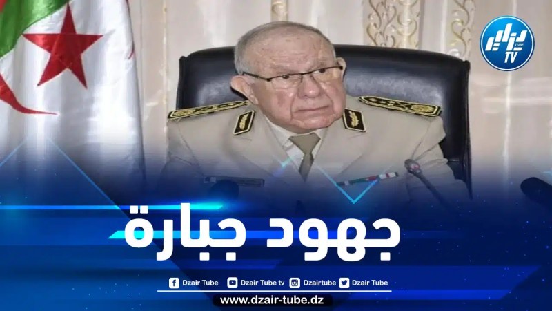 شنقريحة: مسار بناء الدولة الوطنية وصل إلى مراحل متقدمة بفضل جهود رئيس الجمهورية