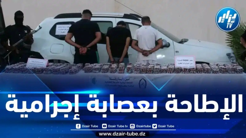 الإطاحة بعصابة إجرامية وحجز أزيد من 54 ألف قرص مهلوس بورقلة