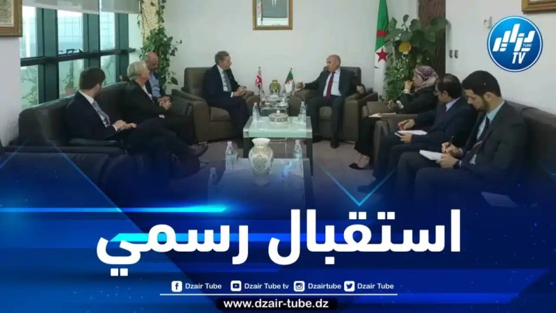 زيتوني يستقبل مبعوث الوزير الأول البريطاني ريشارد ريسبي