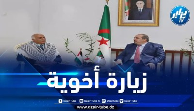 بعجي يستقبل رئيس المجلس الأعلى الفلسطيني للشباب والرياضة