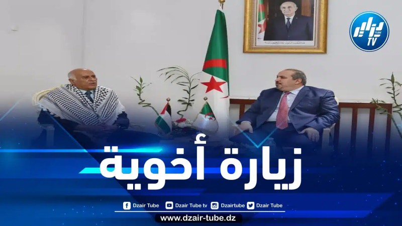 بعجي يستقبل رئيس المجلس الأعلى الفلسطيني للشباب والرياضة