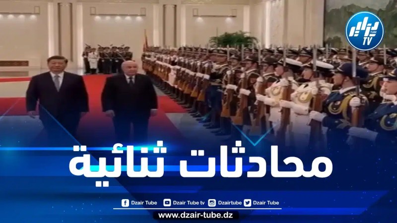 محادثات موسعة بين الرئيس تبون ونظيره الصيني