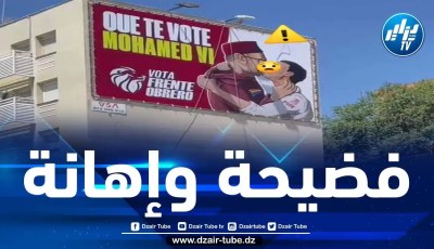 صورةٌ ترمز لـ “شذوذ” ملك المغرب ينشرها أنصار سانشيز في شوارع مدريد