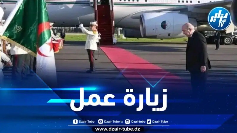 الرئيس تبون يغادر أرض الوطن متوجها إلى قطر