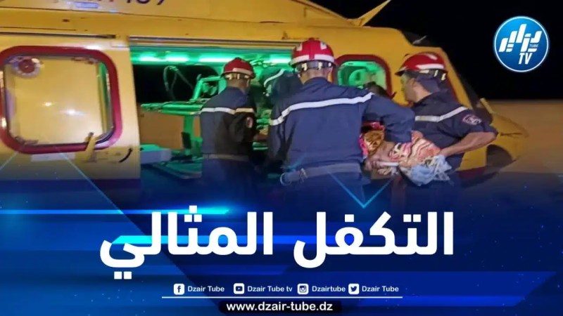 تنفيذا لتعليمات الرئيس تبون… نقل ضحايا إنفجار الغاز ببني يزقن إلى العاصمة عبر حوامات 