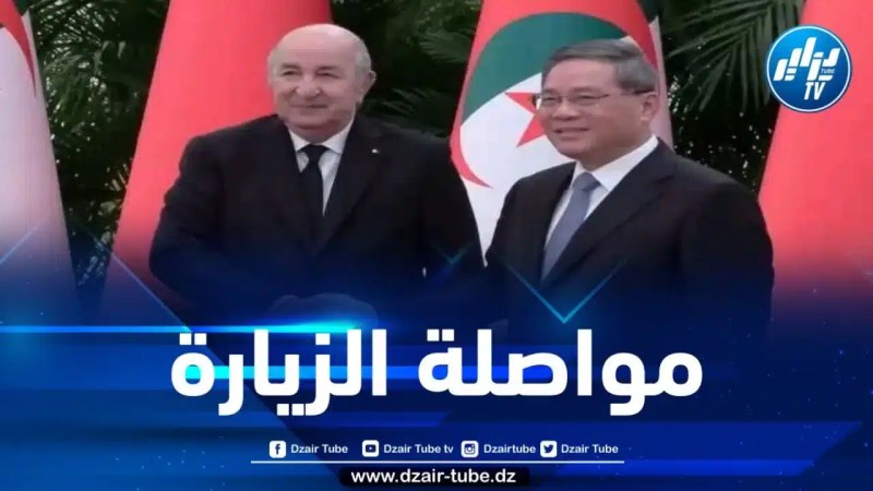 الرئيس تبون يلتقي برئيس الوزراء الصيني..وهذا أهم ما دار بينهما