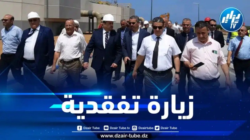 عرقاب يعاين مشروع انجاز محطة تحلية مياه البحر بقورصو