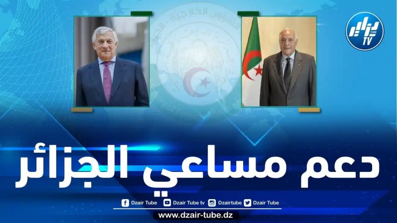 إيطاليا تدعم مبادرة الرئيس تبون في تغليب الحل السياسي بالنيجر