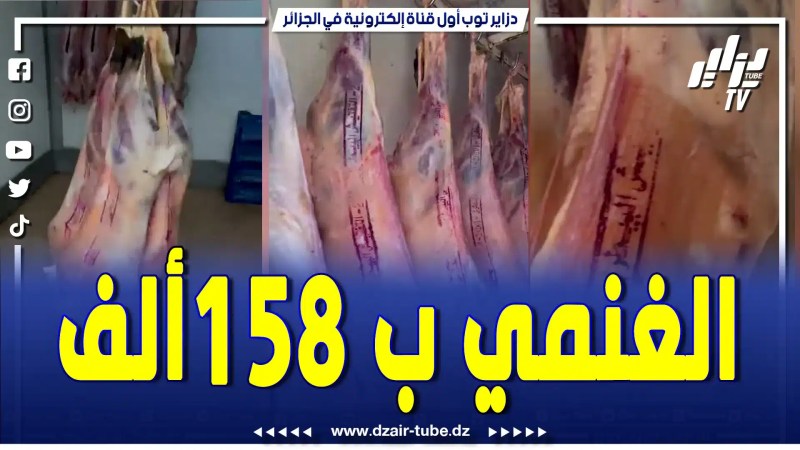 بالفيديو: جزار من المسيلة يتحدى الجميع بالجودة والنوعية ..اللحم غنمي ب158 ألف فقط