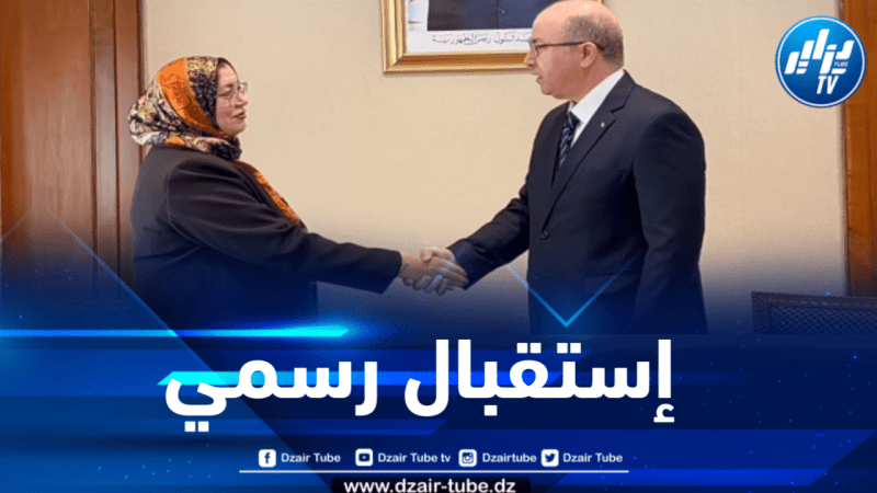الوزير الأول يستقبل وزيرة الدولة لشؤون المرأة بحكومة الوحدة الوطنية الليبية