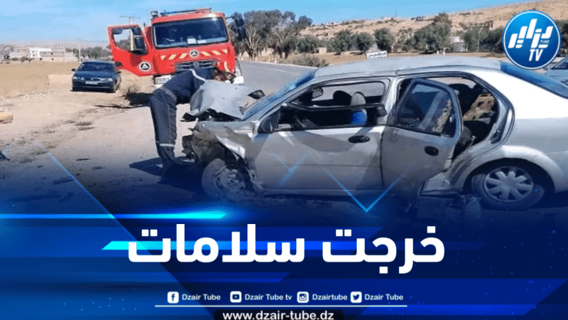 المدية : 12 جريحاً في حادث مرور بسغوان