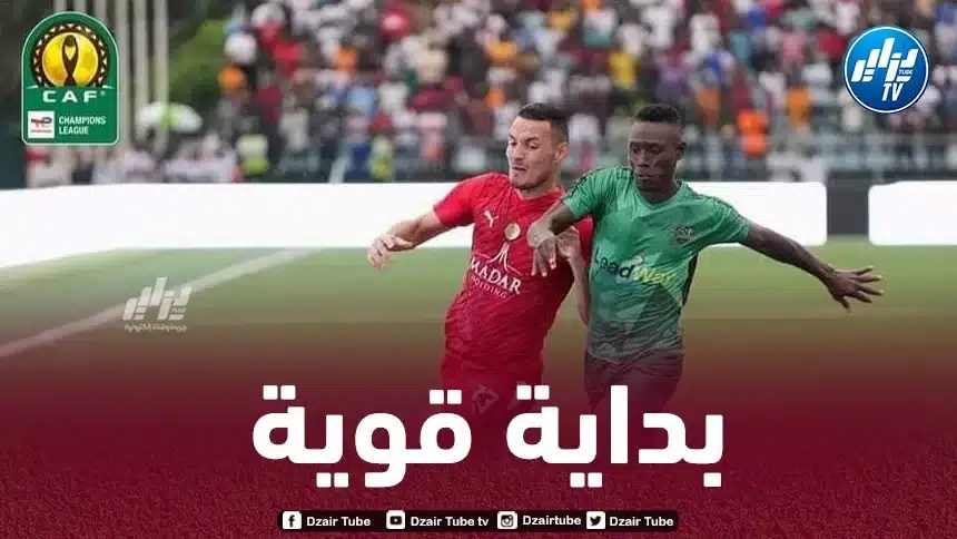 شباب بلوزداد يفوز على بو رينجرز السيراليوني بثلاثية