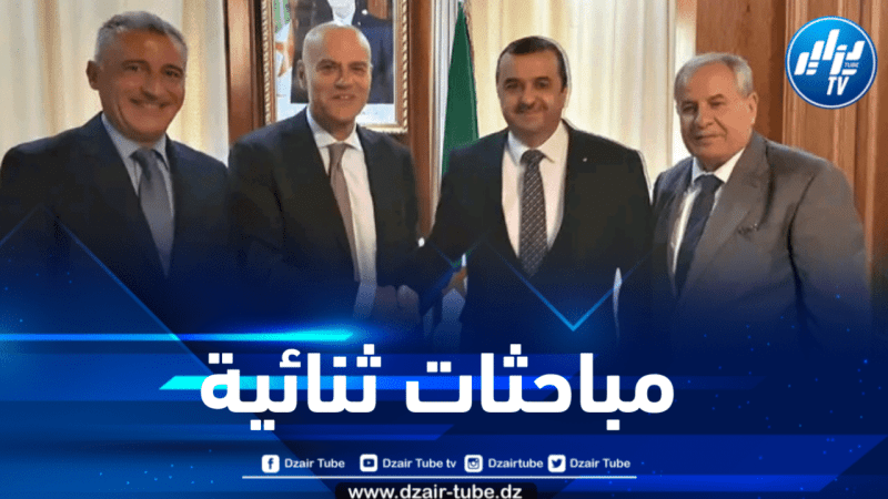 وزير الطاقة والمناجم يستقبل الرئيس التنفيذي لشركة إيني الإيطالية 