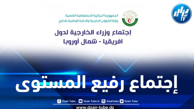 الجزائر تحتضن أشغال الدورة الـ 20 لاجتماع وزراء خارجية إفريقيا – دول شمال أوروبا