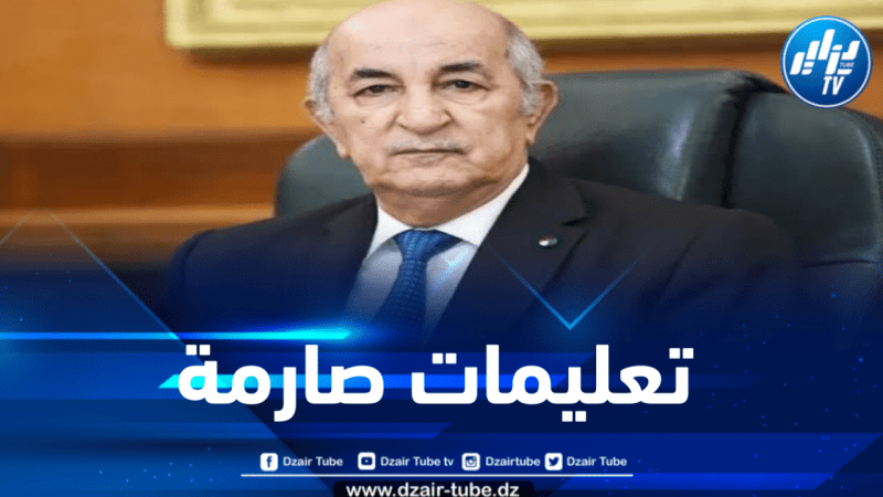 الرئيس تبون يؤكد على أهمية توفير حماية شبكة الربط بالأنترنت ومراعاة مسألة الأمن السيبراني