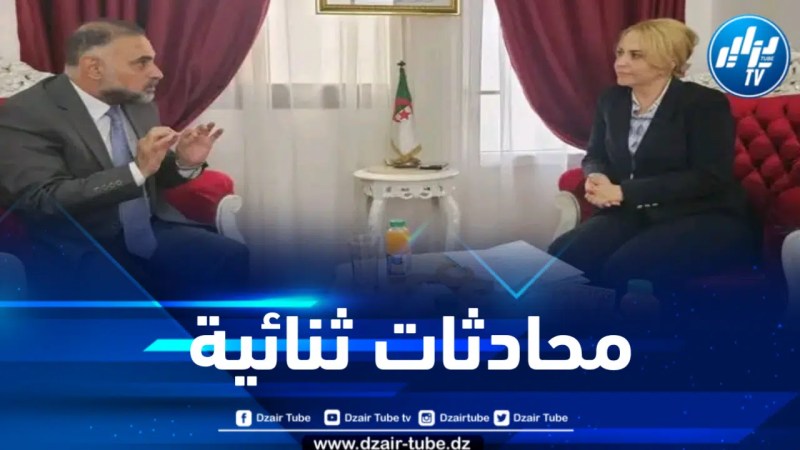 رئيسة الهلال الأحمر الجزائري تستقبل سفير دولة فلسطين لدى الجزائر 