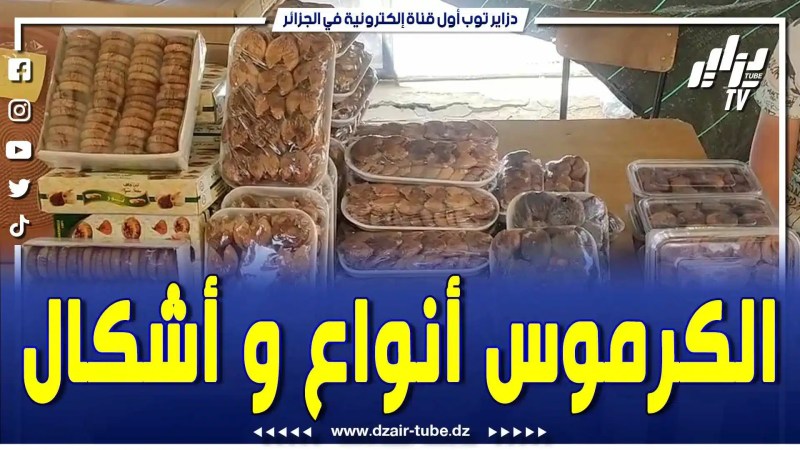 بالفيديو: الكرموس أنواع وأشكال .. مشاركة واسعة في المهرجان الوطني للتين المجفف ببني معوش