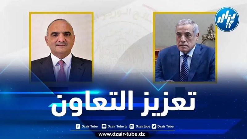 الوزير الأول يتلقى مكالمة هاتفية من رئيس الوزراء بالمملكة الأردنية